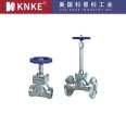 Imported flange low-temperature long shaft globe valve, American KNKE brand