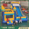 Export of children's inflatable trampolines for foreign trade, customized castle trampoline toys, entertainment slides, and amusement equipment