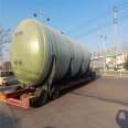 Zhongchang fiberglass acid alkali storage tank adopts cantilever beam spray lining technology for integrated formation of acid alkali resistance