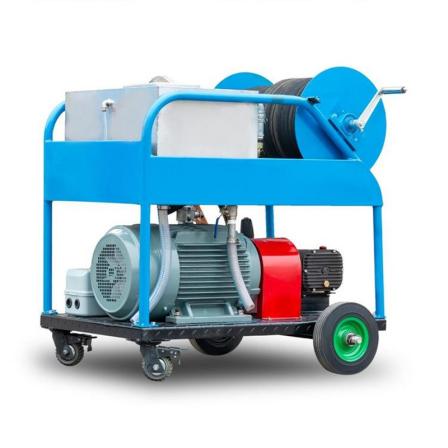 Electric sewage well debris dredger large flow pipe cleaner rainwater pipe cleaning machine