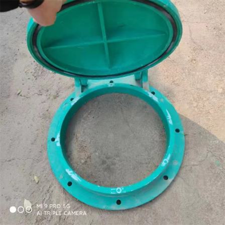 Liwei SMC fiberglass gas station double-layer load-bearing well cover rainwater, sewage, gas inspection outlet