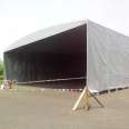 Outdoor sliding tents, warehouses, mobile rain sheds, sun protection, thermal insulation, and UV radiation protection