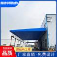 Xinjianhua Industrial Warehouse Factory Passage Outer Wall Installation of Sunshade Canopy with Sliding Trough Electric Telescopic Canopy