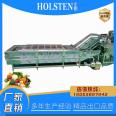 Bubble type vegetable washing machine, secondary high-pressure spray, fruit and vegetable cleaning, sink, vegetable, melon and fruit cleaning assembly line