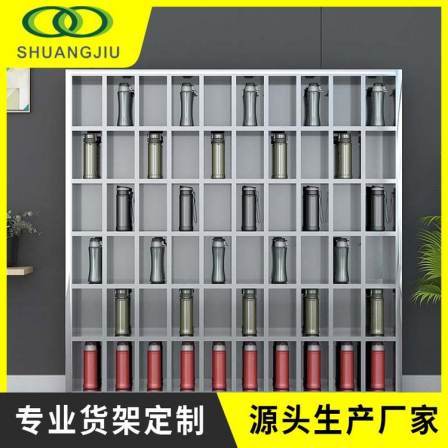 Shuangjiu stainless steel cup cabinet worker tea room cup cabinet multi compartment cup storage cabinet sj-bxg-sbg-020
