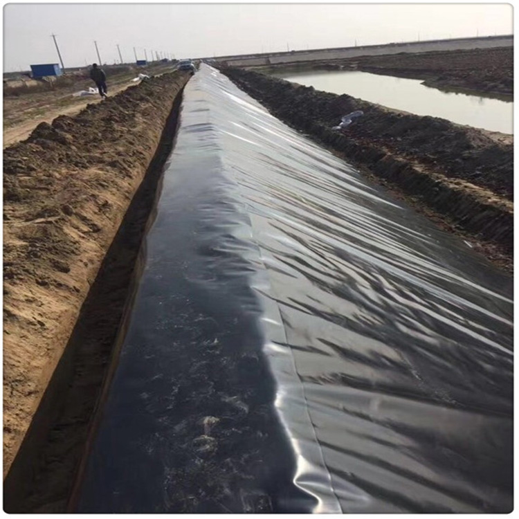 The anti-seepage engineering specifications for the edge and bottom storage of the landfill site are complete, and the quality is excellent. Xinwo New Material Black Geomembrane