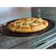 Yueying Round Black Pizza Slate Non stick Crispy bread baking pan Cordierite baking stone oven