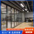 Fireproof glass partition, louver partition, thickened material, sturdy and durable, one-stop service, sturdy and beautiful