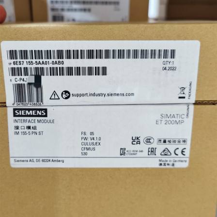 Siemens 6ES7155-5AA01-0AB0 Interface Module 6ES715555AA010AB0 Details Exhibition