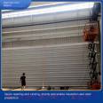 Durable metal fast Roller shutter for electronic printing Supermarket white vibrating color optional