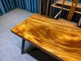 South American Walnut Solid Wood Large Plate Tea Table Dry Soaking Table Tea Table Raw Wood Simple Office Table