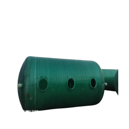 Fiberglass septic tank manufacturer produces 1-150 cubic meters winding molding integrated sewage treatment equipment Huanchen