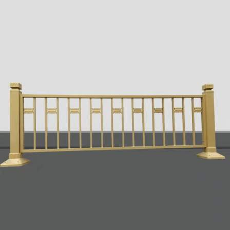 Municipal road guardrail, traffic anti-collision, highway isolation and protection fence, galvanized steel pipe material, surface electrostatic spraying