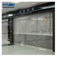 Yuou Door Industry's electric aluminum alloy crystal roller shutter doors are often used in shopping malls and other areas