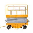 Small mobile lifting platform lifting 4-18 meters hydraulic high-altitude work lifting vehicle mobile shear fork lifting equipment