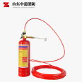 Fire detection tube type temperature sensing and self starting fire extinguishing device, perfluorohexaneketone energy storage fire protection system, middle channel fire protection