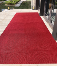 Customized water absorbing and non slip mat for commercial doorways can be cut into hotel, shopping mall, and lobby carpets