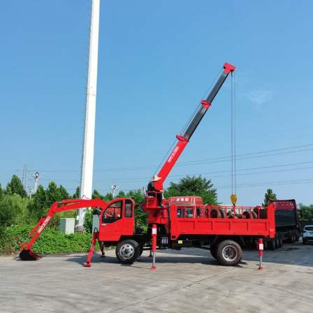 Long term processing of all-in-one truck mounted crane Dump truck, flexible operation