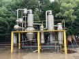 Used titanium evaporator single and double effect MVR forced circulation wastewater treatment Bangze recovery equipment