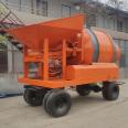 BOLAN fixed bucket JZM1500 drum mixer eight wheel chassis mobile spiral cement remote control type