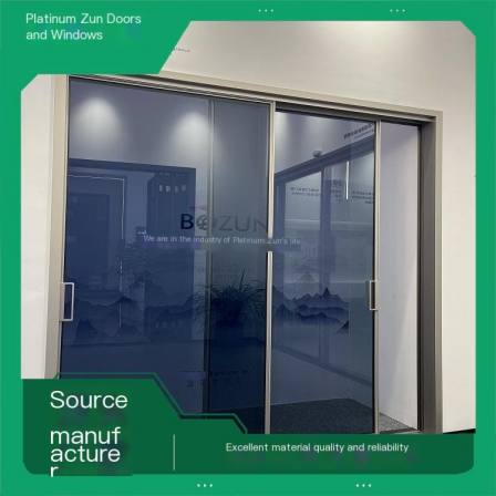 Aluminum alloy Sliding door products are complete, supply is sufficient, durable platinum doors and windows