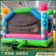 Indoor and outdoor mischievous castle children's inflatable model jump bed children's playground amusement equipment inflatable castle trampoline