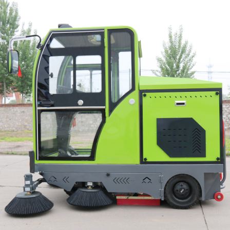 Environmental sanitation small sweeping vehicle multifunctional electric sweeping vehicle driving type sweeping vehicle