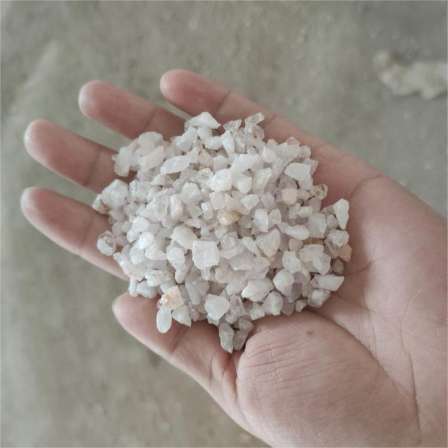 High end ceramic casting material, water treatment filter material, quartz sand mineral powder, rust removal and anti slip campus lawn