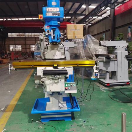 6H turret milling machine multifunctional metal processing machine tool can automatically drill holes