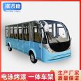 Electric four-wheel scenic spot tourism and sightseeing car, 14 buildings, viewing car, convertible closed, dismantled door, property patrol