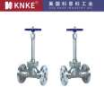 Imported flange low-temperature long shaft globe valve, American KNKE brand