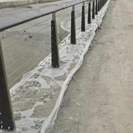 Supply of stainless steel composite pipe bridge rope guardrails,