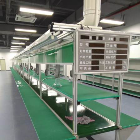 Automated assembly line factory production conveyor line equipment Electrical assembly line workbench customization