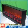 European style decorative fireplace embedded electronic Space heater led simulation fire can be customized Liutai