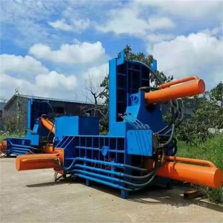 Full automatic hydraulic packer for fast packing of scrap metal and aluminum Drink can