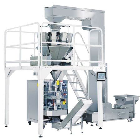 DK-420Y Rice and Miscellaneous Grain Weighing and Packaging Machine Quantitative Gypsum Powder Filling Machine Multi head Combination Scale Accurate Weighing