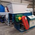 Professional hydraulic plastic shredder for easy handling of plastic machine head material waste crusher