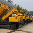 QY-120 specification steel tracked transport vehicle 【 lifting 】 can be processed year-round and customized hydraulic self unloading