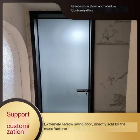 1-7 days shipping, bedroom, small balcony, Qianbaishun, doors and windows, extremely narrow glass, flush door, waterproof