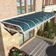 Hongyun aluminum alloy canopy, balcony, sunshade, villa, endurance board, sunshade, outdoor eaves, door, and rain canopy