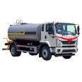 Shaanxi Automobile Xuande 15 cubic meter sprinkler can be optionally equipped with a rear fog gun green sprinkler and a 15 ton dust removal truck