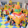 Large indoor EPP foam building block park mall children building block castle assembly building block wall playground