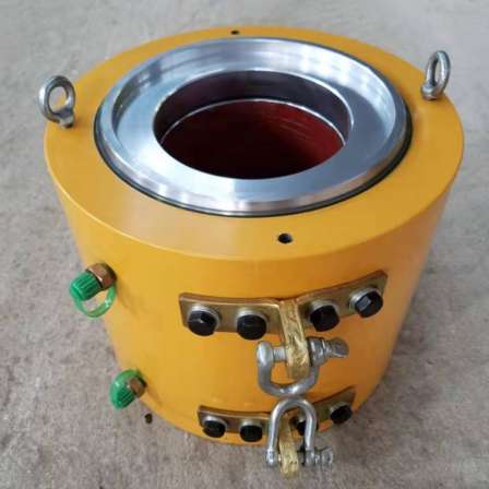 Zhongtuo YDC-1000 ultra-thin through center hydraulic jack for bridge tensioning and prestressing