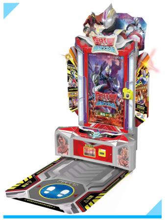 Ultraman Transforms into a Large Combat Sensation Game Machine, Comes Out of Twist Egg Children's Genuine Card Return Game Machine