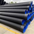 HDPE double wall corrugated pipe DN300 SN4 SN8 PE winding structure corrugated pipe