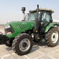 Medium size 40 50 horsepower agricultural four wheel tractor with strong pressure lift can be equipped with a sunshade