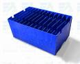 Hollow board knife card workshop partition lining grille blue anti-static foldable