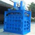 Spot Honglu Machinery Plastic Cotton Waste Paper Easy Pull Can Air Pipe Waste 100 Ton Vertical Baler