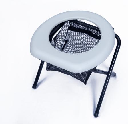 Folding toilet chair, toilet bag, emergency toilet stand, Yifan, portable, mobile, and simple household toilet stool