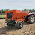 Small dragon manure spreader with 50 horsepower traction manure spreader and chicken manure lifting machine